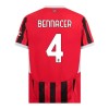 Officiële Voetbalshirt + Korte Broek AC Milan Bennacer 4 Thuis 2024-25 - Kids